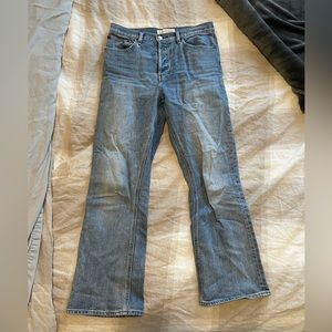 Denim Forum - the Bailey high rise crop flare